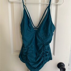 Cupshe Teal One-Piece Swimsuit